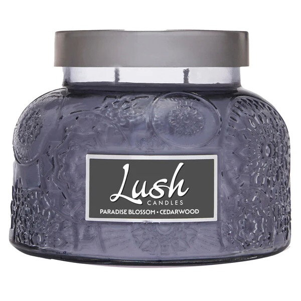 Paradise Blossom Cedarwood 2-Docht-Kerze Lush Jar 567g