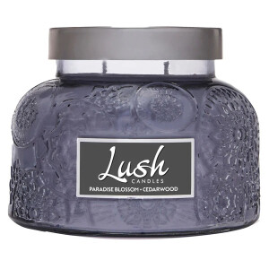 Paradise Blossom Cedarwood 2-Docht-Kerze Lush Jar 567g