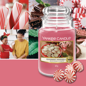 Yankee Candle® Peppermint Pinwheels Großes Glas...