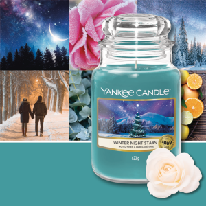 Yankee Candle® Winter Night Stars Großes Glas 623g