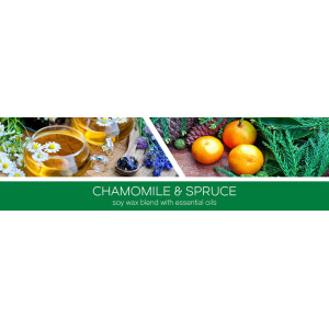 Chamomile &amp; Spruce - Radiate 3-Docht-Kerze 411g