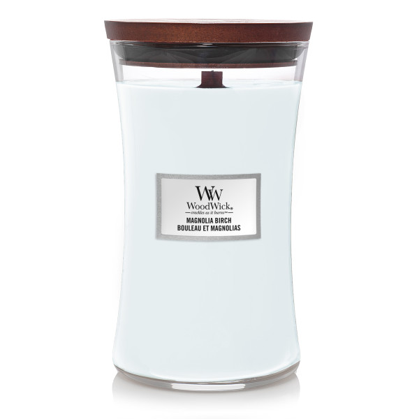 WoodWick® Magnolia Birch Kerzenglas Groß 609,5g mit Knisterdocht