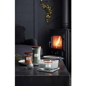 Magnolia Birch Kerzenglas Ellipse 453,6g mit Knisterdocht