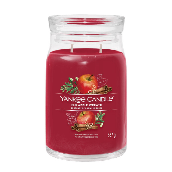 Red Apple Wreath Signature Glas 567g