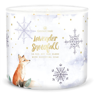 Goose Creek Candle® Lavender Snowfall 3-Docht-Kerze 411g