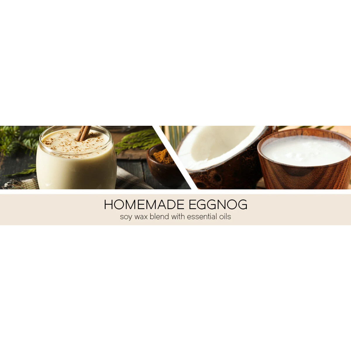 Goose Creek Candle® Homemade Eggnog 3DochtKerze 411g, 25,95