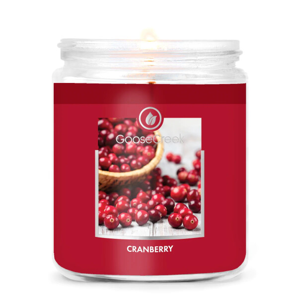 Cranberry 1-Docht-Kerze 198g