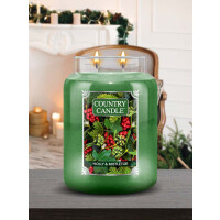 Holly & Mistletoe 2-Docht-Kerze 652g