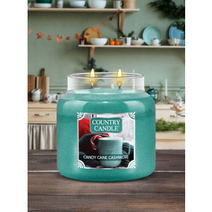 Country Candle™ Candy Cane Cashmere 2-Docht-Kerze 453g