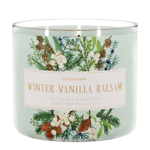 Winter Vanilla Balsam 3-Docht-Kerze 411g