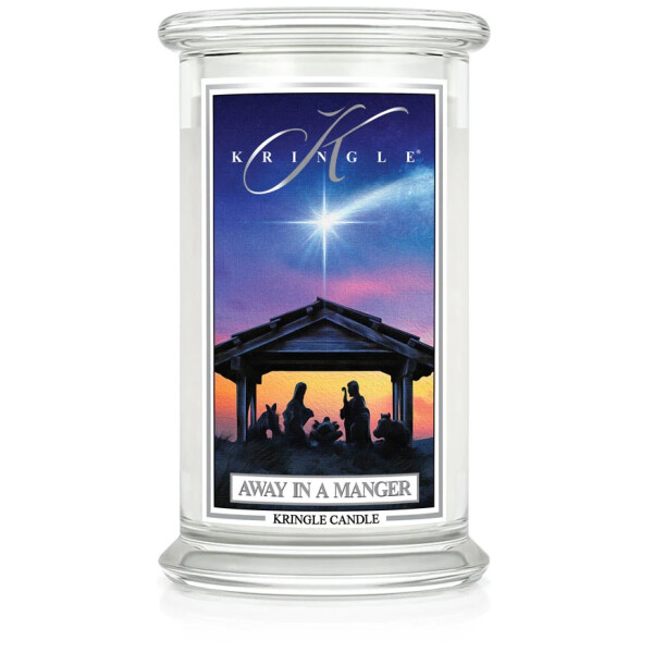 Away In A Manger 2-Docht-Kerze 623g
