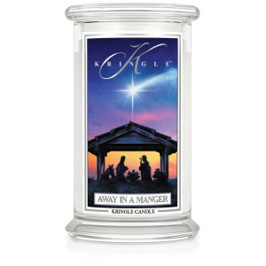 Away In A Manger 2-Docht-Kerze 623g