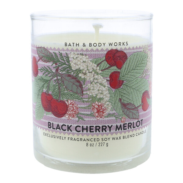 Black Cherry Merlot 1-Docht-Kerze 227g
