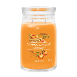 Yankee Candle® Farm Fresh Peach Signature Glas 567g
