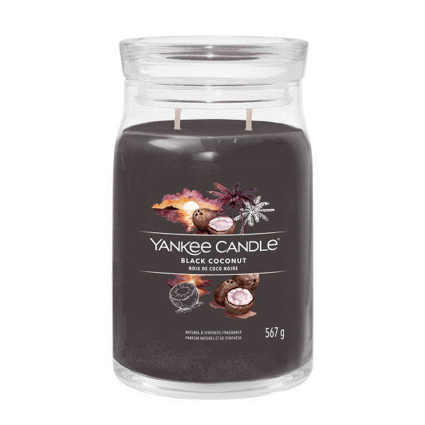 Yankee Candle® Black Coconut Signature Glas 567g
