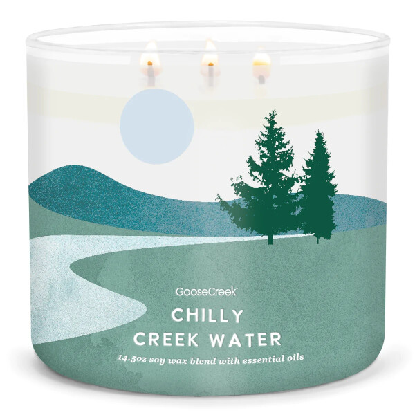 Goose Creek Candle® Chilly Creek Water 3DochtKerze 411g, 25,95
