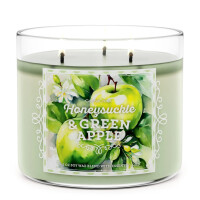 Honeysuckle & Green Apple 3-Docht-Kerze 411g