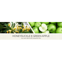 Honeysuckle & Green Apple 3-Docht-Kerze 411g
