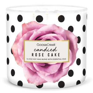 Goose Creek Candle® Candied Rose Cake 3-Docht-Kerze 411g