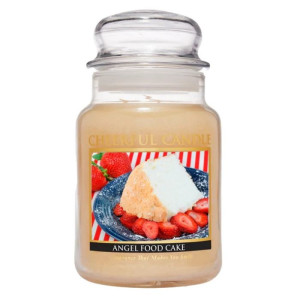 Cheerful Candle Angel Food Cake 2-Docht-Kerze 680g