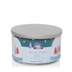 Winter Night Stars 3-Docht-Kerze 510g