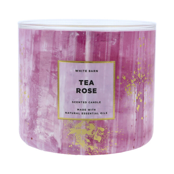 Tea Rose 3-Docht-Kerze 411g