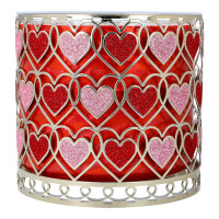 Kerzenhalter Sparkly Hearts