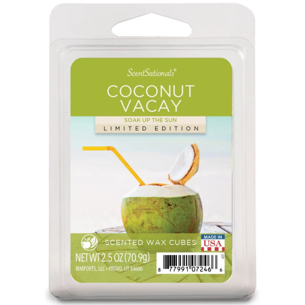 ScentSationals® Coconut Vacay Wachsmelt 70,9g Limited Edition