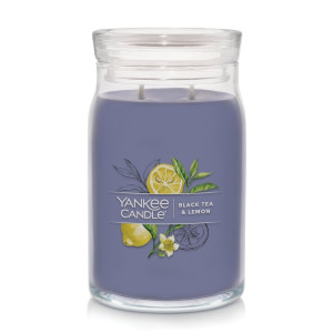 Yankee Candle® Black Tea & Lemon Signature Glas 567g
