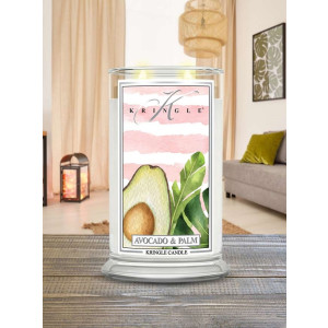 Kringle Candle® Avocado & Palm 2-Docht-Kerze 623g
