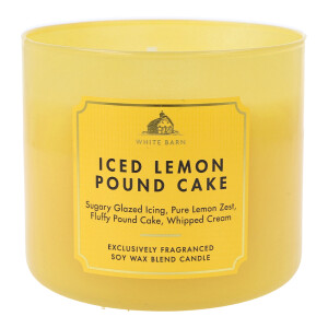 Iced Lemon Pound Cake 3-Docht-Kerze 411g