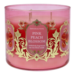 Pink Peach Blossom 3-Docht-Kerze 411g