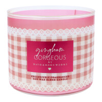 Gingham Gorgeous 3-Docht-Kerze 411g