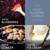 Skillet Blueberry Cobbler 3-Docht-Kerze 411g