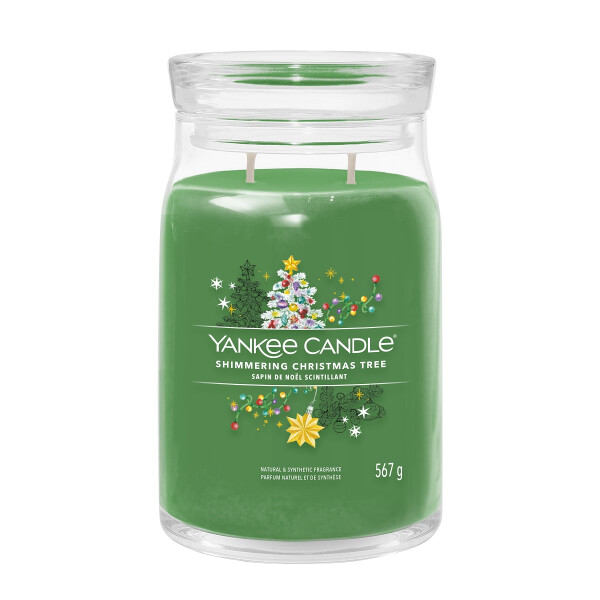 Shimmering Christmas Tree Signature Glas 567g