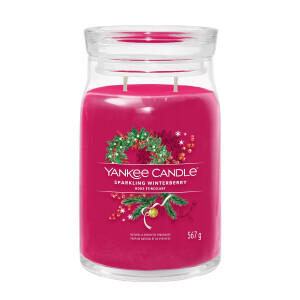 Yankee Candle® Sparkling Winterberry Signature Glas 567g