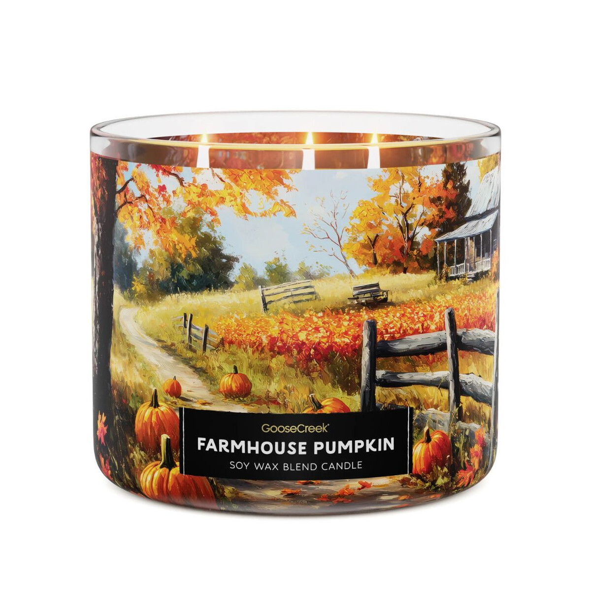 Goose Creek Candle® Farmhouse Pumpkin 3DochtKerze 411g, 25,95