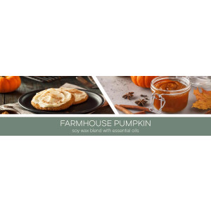 Goose Creek Candle® Farmhouse Pumpkin 3-Docht-Kerze 411g
