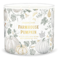 Goose Creek Candle® Farmhouse Pumpkin 3-Docht-Kerze 411g