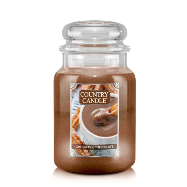 Country Candle™ Churros & Chocolate 2-Docht-Kerze 652g