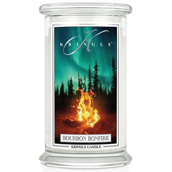 Bourbon Bonfire 2-Docht-Kerze 623g