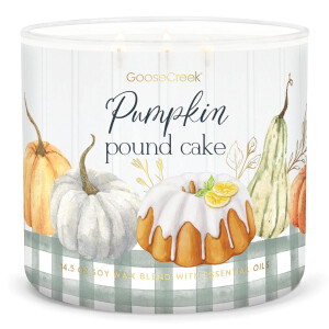 Goose Creek Candle® Pumpkin Pound Cake 3-Docht-Kerze...