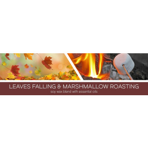 Goose Creek Candle® Leaves Falling & Marshmallows Roasting 3-Docht-Kerze 411g