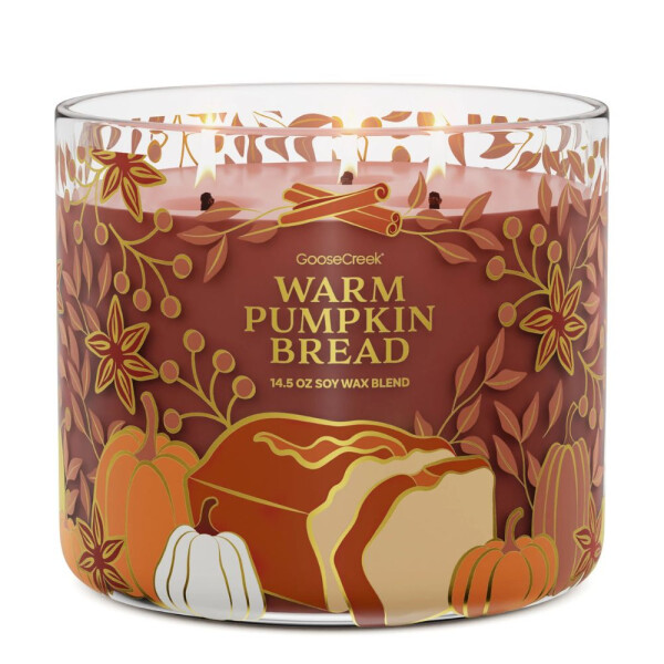 Warm Pumpkin Bread 3-Docht-Kerze 411g
