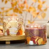 Warm Pumpkin Bread 3-Docht-Kerze 411g