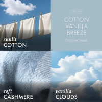 Cotton Vanilla Breeze 3-Docht-Kerze 411g