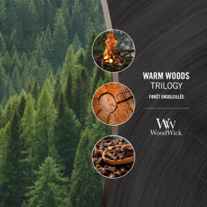 Warm Woods Trilogy Kerzenglas Groß 609,5g mit...