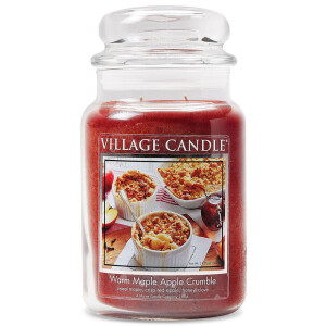 Village Candle® Warm Maple Apple Crumble...