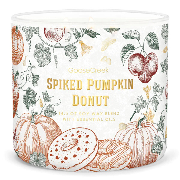 Spiked Pumpkin Donut 3-Docht-Kerze 411g