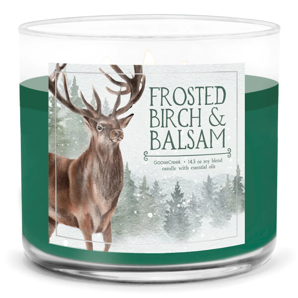 Goose Creek Candle® Frosted Birch & Balsam 3-Docht-Kerze 411g